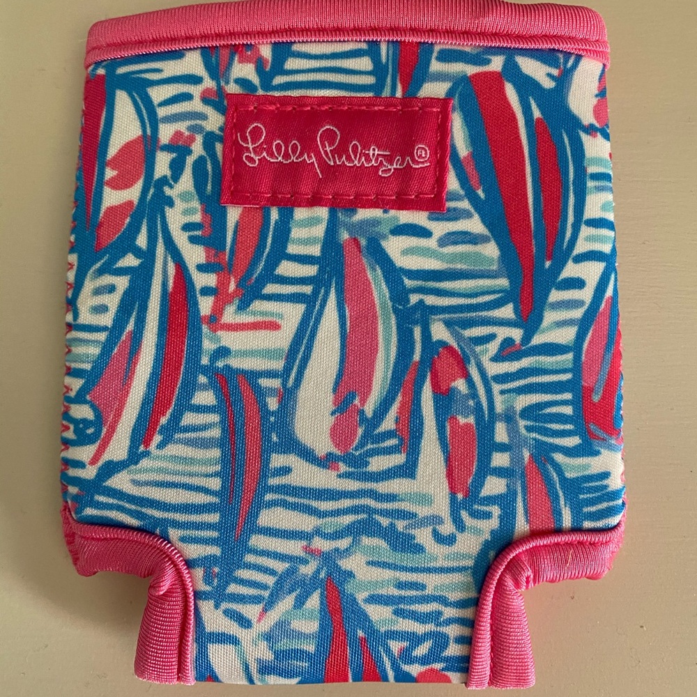 Lilly Pulitzer drink koozie